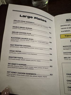 Menu photo 3 Sir Henry’s New York, NY