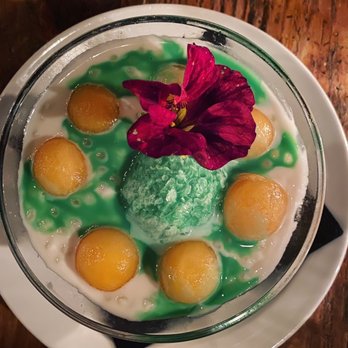 Bida Manda - Coconut Melon Shaved Ice (NAHM WAN SAKOO) - Laotian Near Me - Raleigh, North Carolina