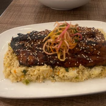 Malai Kitchen - Vietnamese BBQ Pork Ribs with fried rice instead of green curry noodles - Thai Near Me - Dallas, Texas
