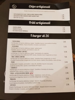 Menu photo 1 26 Hamburger & Delicious Cava de' Tirreni, SA