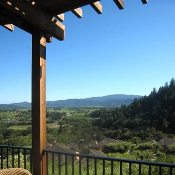 Auberge du Soleil - the spectacular view from the restaurant terrace - Hotels Near Me - Rutherford, California