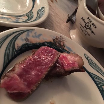 Peter Luger - Perfectly cooked rare - Steakhouses Near Me - Brooklyn, New York Peter Luger - Perfectly cooked rare - Steakhouses Near Me - Brooklyn, New York