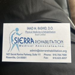 Iman Rashid, DO - Business card