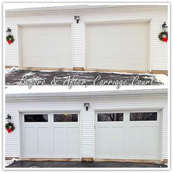 Well Hung Garage Door - Before and after!