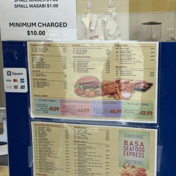 Basa Seafood Express - Menu - Poke Near Me - Castro Valley, California Basa Seafood Express - Menu - Poke Near Me - Castro Valley, California