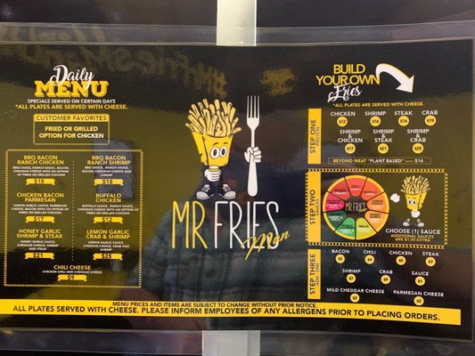Menu photo 7 Mr Fries Man Las Vegas, NV