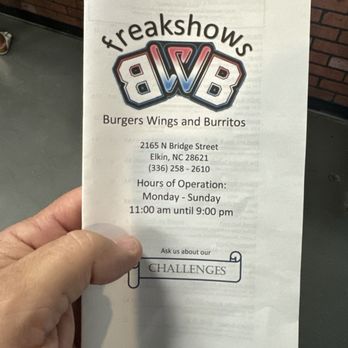 Freakshows Burger, Wings And Burritos - The cheese cake is the grand finale! - Burgers Near Me - Elkin, North Carolina