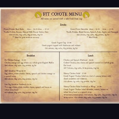 Menu photo 3 Coyote Coffee Cafe - Easley Easley, SC Menu photo 3 Coyote Coffee Cafe - Easley Easley, SC