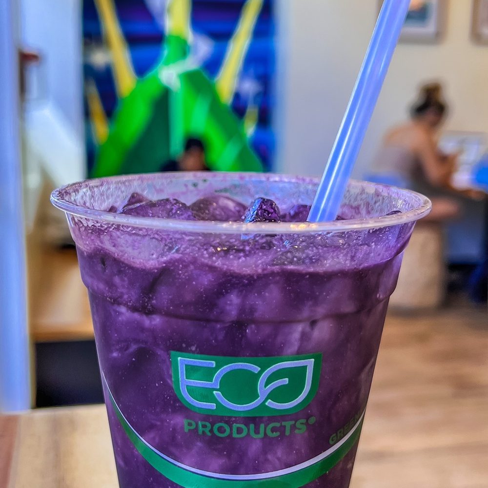 Ali’i Coffee - Ube Taro Latté - Oat Milk! Mālama Pono! - Coffee & Tea Near Me - Honolulu, Hawaii