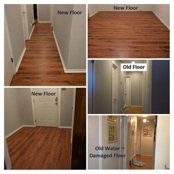 Empire Today - New floor and old floor - Flooring Near Me