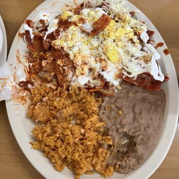 Morenos Taqueria - Chilaquiles with scrambled egg - Mexican Near Me - Pismo Beach, California