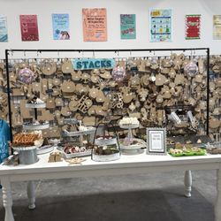 The Shard Yard Art Studio - Just one wall of choices. She has so much more to choose from.