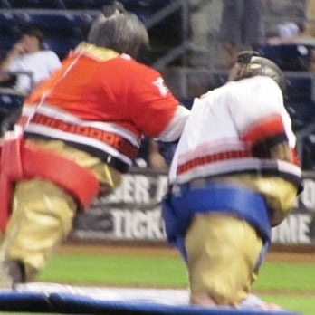 Durham Bulls - Sumo wrestling between innings... - Professional Sports Teams Near Me - Durham, North Carolina Durham Bulls - Sumo wrestling between innings... - Professional Sports Teams Near Me - Durham, North Carolina