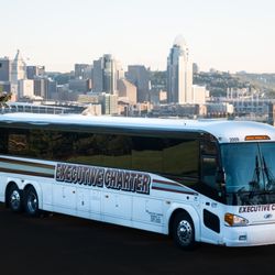 Executive Transportation - Motorcoach | 47-55 Pax, Wifi, Lavatories, AC Power. Perfect for long-distances and large groups.