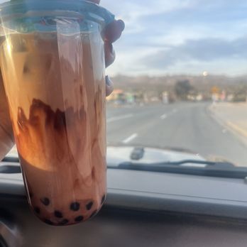 Astro Boba - Chocolate boba with almond milk - Bubble Tea Near Me - Yucca Valley, California