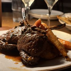 Rack of elk: like steak, good amount of meat.