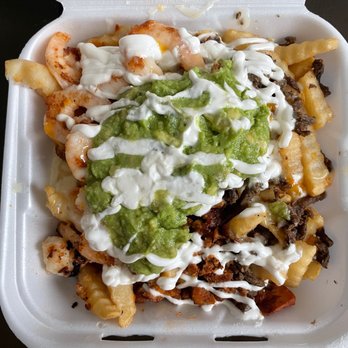 El Ranchero - a container of nachos with guacamole - Mexican Near Me - Rancho Cucamonga, California