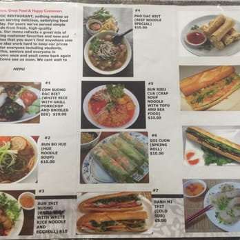 Phu Quoc - Menu. Everyhing is $10! - Vietnamese Near Me - Utica, New York