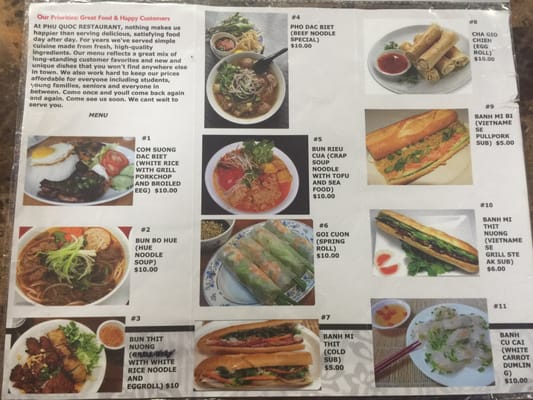 Menu photo 5 Phu Quoc Utica, NY