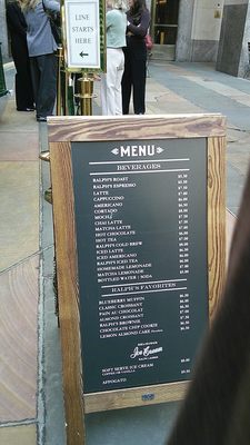 Menu photo 1 Ralph's Coffee New York, NY