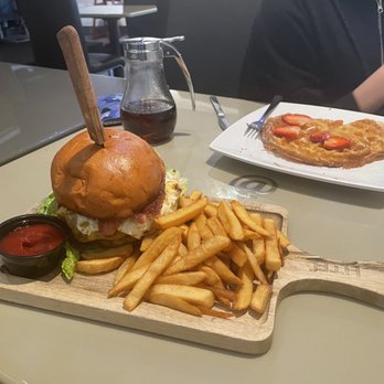 Spacebar - Burger & Fries, Belgian waffle. Yum. - Coffee & Tea Near Me - La Mesa, California Spacebar - Burger & Fries, Belgian waffle. Yum. - Coffee & Tea Near Me - La Mesa, California