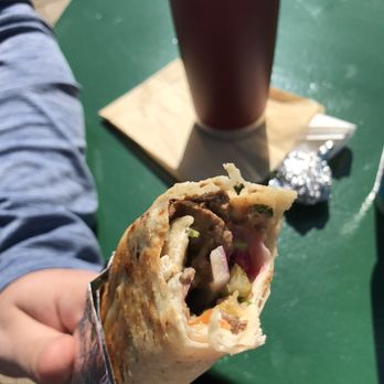Omar's Halal Grill - Shawarma Beef Wrap Meal - Mediterranean Near Me - Pittsburgh, Pennsylvania