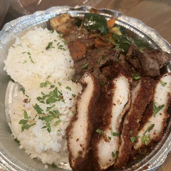 Volcano Grille - 1 Standard 1 Premium Protein - chicken katsu and steak - Japanese Near Me - Las Vegas, Nevada