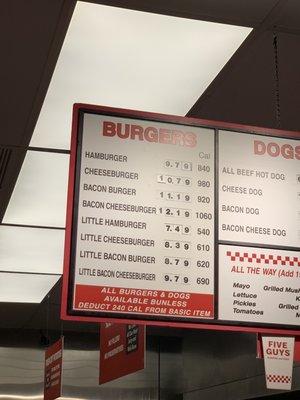 Menu photo 1 Five Guys Suwanee, GA
