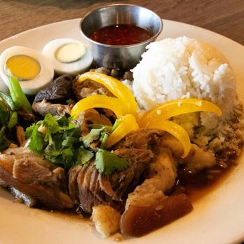 Thai Food Corner - Khao Kha Moo "Pork Leg with Rice" - Thai Near Me - Mesa, Arizona