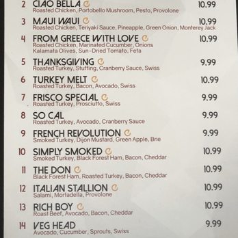 CJ's Gourmet Deli - Jan 2020 - Menu - Delis Near Me - Burlingame, California