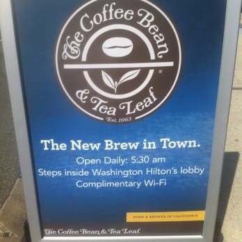 The Coffee Bean & Tea Leaf - Look for this sign on Connecticut pointing the way towards to this California coffee mecca - Coffee & Tea Near Me - Washington, DC, District of Columbia The Coffee Bean & Tea Leaf - Look for this sign on Connecticut pointing the way towards to this California coffee mecca - Coffee & Tea Near Me - Washington, DC, District of Columbia