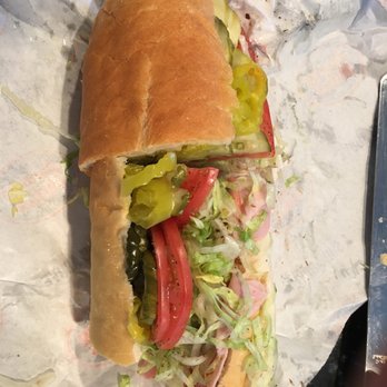 Jersey Mike's Subs - Huge!! Ask for extra heavy veggie, and you shall receive! - Fast Food Near Me - Sterling Heights, Michigan Jersey Mike's Subs - Huge!! Ask for extra heavy veggie, and you shall receive! - Fast Food Near Me - Sterling Heights, Michigan