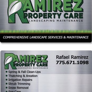 Ramirez Property Care - Business card! - Snow Removal Near Me Ramirez Property Care - Business card! - Snow Removal Near Me