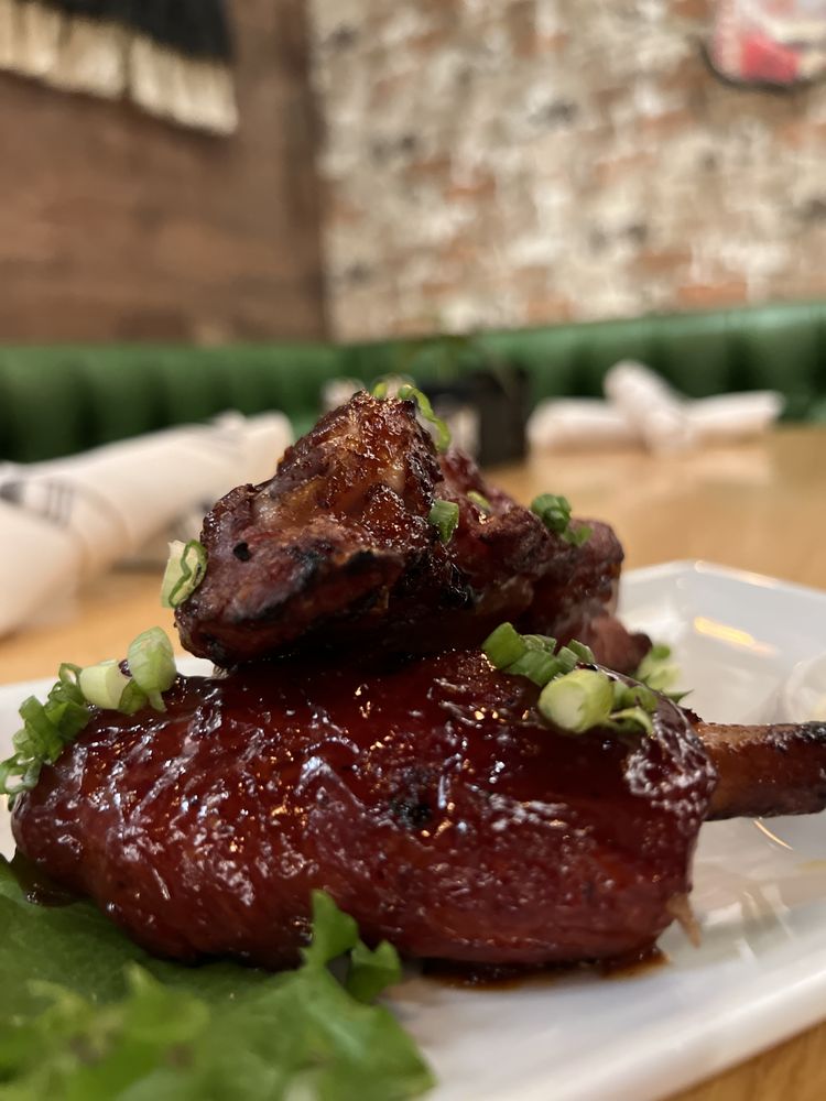 Food from Double B's BBQ