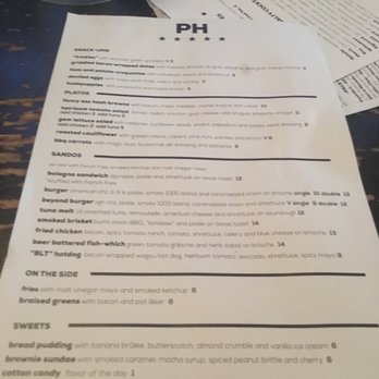 Public House - Menu - Cocktail Bars Near Me - Ferndale, Michigan