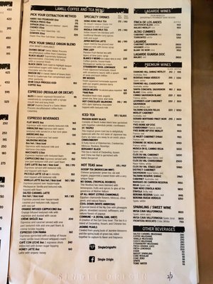 Menu photo 4 Single Origin Makati, NCR