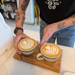 Elevation Coffee Roasters - His and Her's Cappuccinos