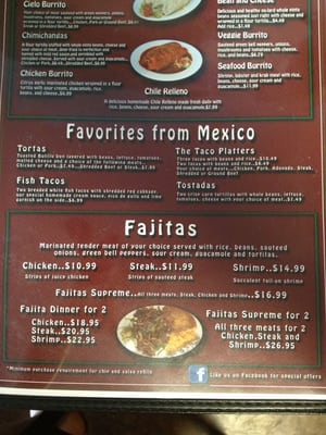 Menu photo 8 Mi Cielo Mexican Restaurant Redmond, OR Menu photo 8 Mi Cielo Mexican Restaurant Redmond, OR