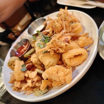Fermentation Lab - Calamari Misto - HH $14 - Cocktail Bars Near Me - San Francisco, California Fermentation Lab - Calamari Misto - HH $14 - Cocktail Bars Near Me - San Francisco, California