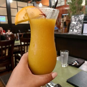 Manila Resto - Mango Smoothie (after I took a few sips) - Sushi Bars Near Me - Oshkosh, Wisconsin