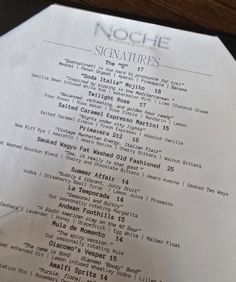 Menu photo 3 Noche Covington, KY