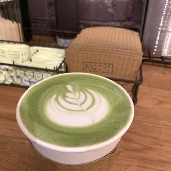 Nook Coffee Bar - Lavender Matcha latte $5.5 - Coffee & Tea Near Me - Costa Mesa, California