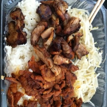 Steve's Korean Bbq - Chicken and pork petite lunch special - Korean Near Me - Berkeley, California