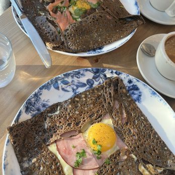 Choupette - Jambon (front) and veggie with salmon (back) - Creperies Near Me - Westport, Connecticut