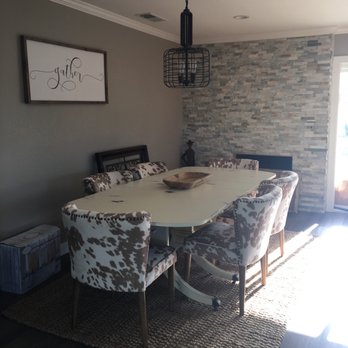 Ashley Interiors - a dining room with a table and chairs - Interior Design Near Me - Newark, California Ashley Interiors - a dining room with a table and chairs - Interior Design Near Me - Newark, California