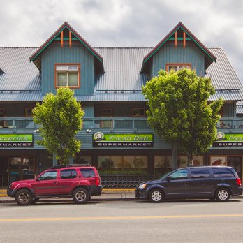 Valley Supermarket - cars parked in front of the store - Grocery Near Me - Pemberton, British Columbia Valley Supermarket - cars parked in front of the store - Grocery Near Me - Pemberton, British Columbia