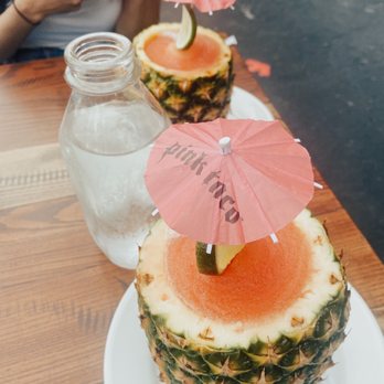 Pink Taco - Pineapple drink - Mexican Near Me - Boston, Massachusetts