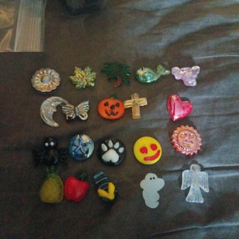 Moon Marble Company - "knuckle bones" glass shapes 10 for $6.00 - Toy Stores Near Me - Bonner Springs, Kansas
