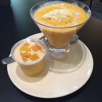 A+ Hong Kong Kitchen - Mango Pudding & Mango Pomelo Sago - Cantonese Near Me - Seattle, Washington