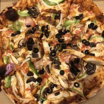 Desi Aroma - Desi Veggie Delight Pizza :) - Indian Near Me - Rancho Cucamonga, California